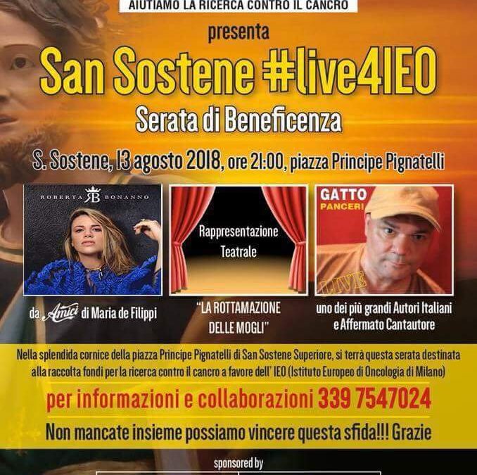 Il Comune di San Sostene #live4IEO