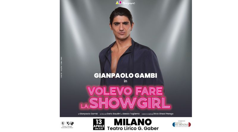 Gianpaolo Gambi a sostegno della Fondazione IEO-MONZINO con lo spettacolo “Volevo fare la Showgirl”
