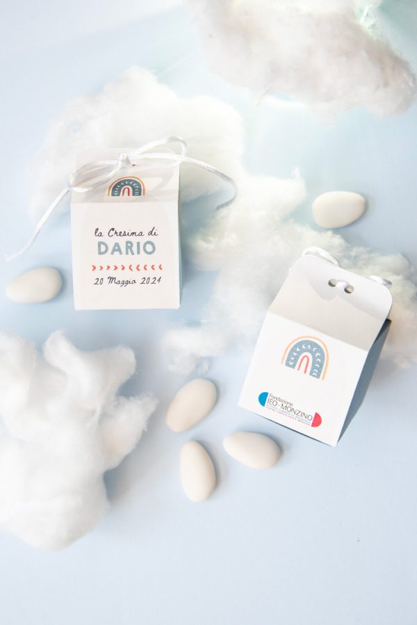 Scatolina linea Rainbow Blu