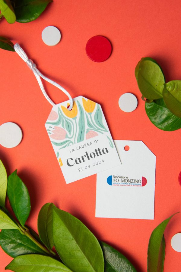 Cartoncino/tag linea Pop Gialla