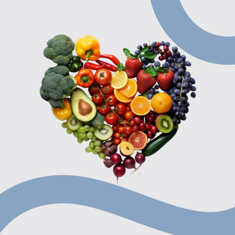Immagine frutta a forma di cuore