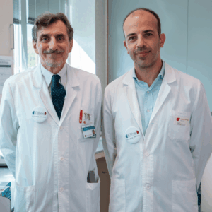 Dottor Genovese e Dottor Camboa coordinatori del progetto Cardio-GPS sostenuto dalla Fondazione IEO-MONZINO