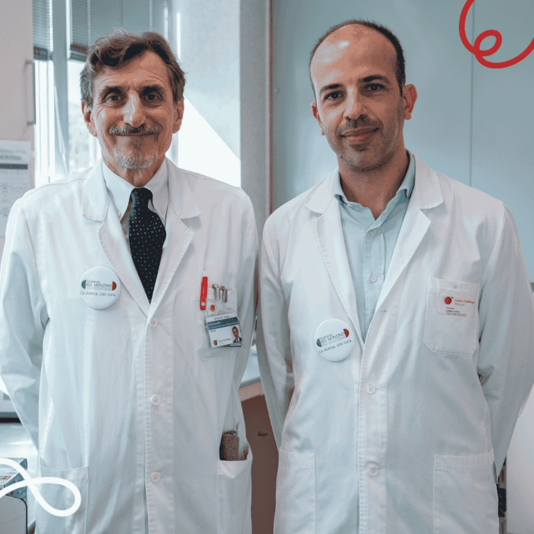 Dottor Genovese e Dottor Camboa coordinatori del progetto Cardio-GPS sostenuto dalla Fondazione IEO-MONZINO