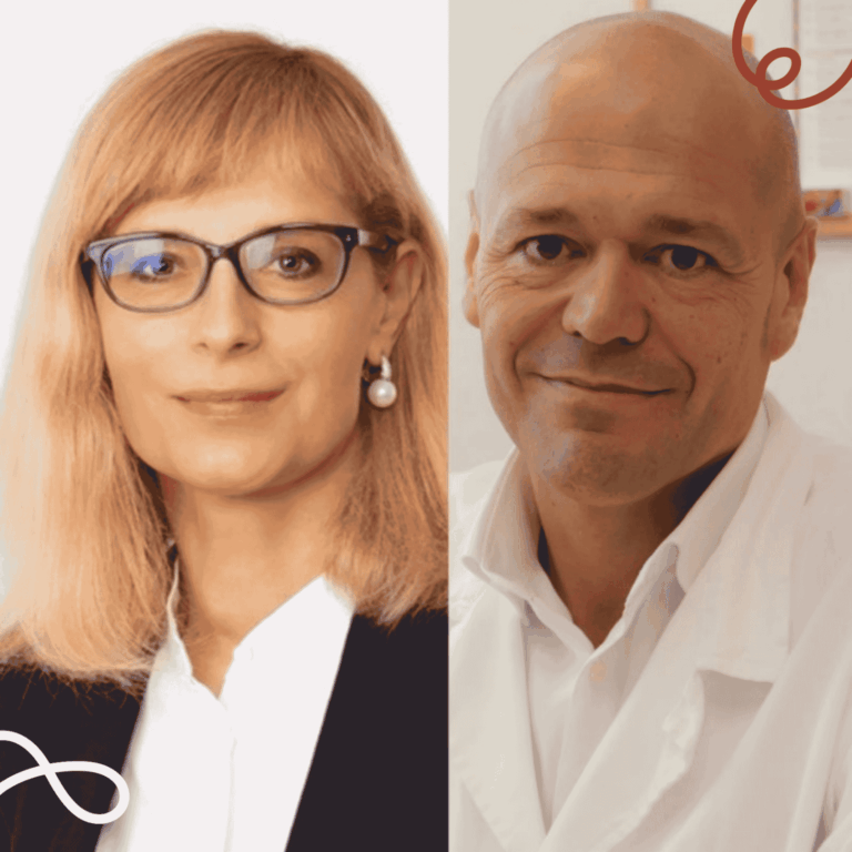 Immagine del dottor Corrado Carbucicchio, Direttore dell’Unità Operativa per il trattamento delle Aritmie Ventricolari del Monzino e Principal Investigator dello studio STRA-MI-VT e La Dott.ssa Barbara Jereczek, Direttrice della Divisione di Radioterapia dello IEO e co-Principal Investigator dello studio