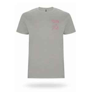T-Shirt Follow the Pink - Grigia