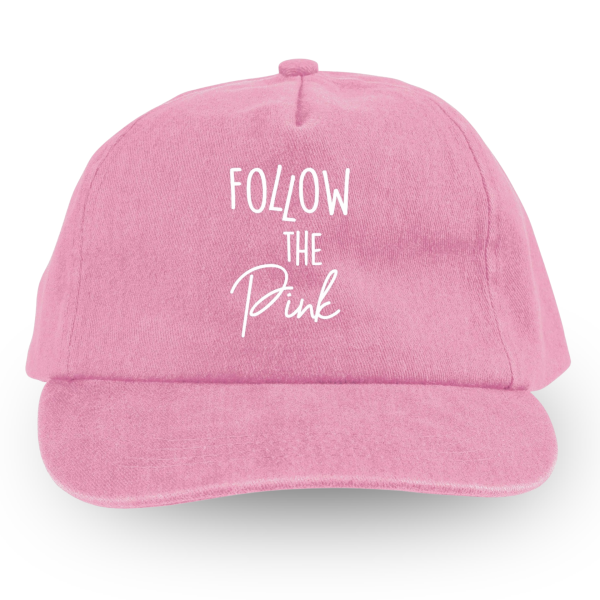 Prodotto e-commerce_cappellino baseball follow the pink